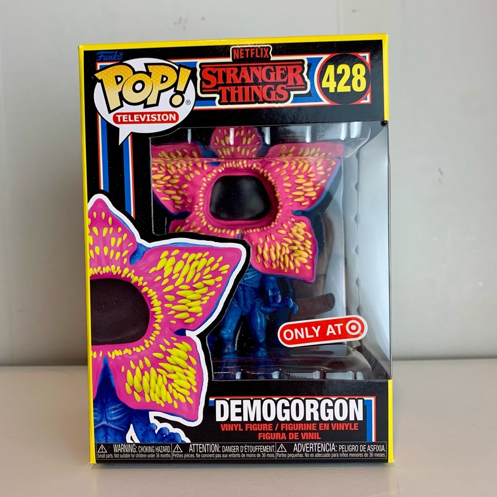 Blacklight Demogorgon Strangers Thing Funko Pop